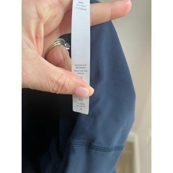 Lululemon Pace Rival Crop *Full-On Luxtreme 22"True Navy Size 4 - Picture 7 of 13